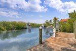 Great dockage with easy boatability, gorgeous views and even the occasional manatee visitor just out the backdoor